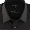 Olymp Hemd extra slim fit einfarbig schwarz Baumwolle Produktbild-Vorschau 8