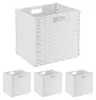 Relaxdays Opbergmand, set van 4, gevlochten, geschikt voor Productafbeelding-voorbeeld 1
