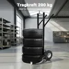 Chariot à pneus Wiltec jusqu'à 200 kg avec système de Voir les images du produit 4