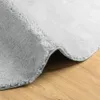 Teppich HUARTE Kurzflor Weich und Waschbar Grau Ø 160 cm Produktbild-Vorschau 6
