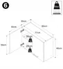 ULWEHOME | Küchenzeile 260 cm Mattweiß, Küchenmöbel-Set Produktbild-Vorschau 11