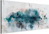 Italienischer Leinwand Leinwandbild - Geometric Landscape Produktbild-Vorschau 1