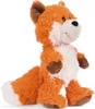 A plush toy fox is shown sitting against a white background. Produktbild-Vorschau