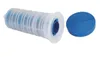 A white filter housing with blue internal components and a blue cap are shown against a white background. Podgląd zdjęcia produktu