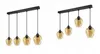 Luxolar Led Pendelleuchte 4 flammig Glasschirm Honig farben Produktbild-Vorschau 3