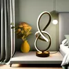 LED Tischlampe Spiral Design, für Schlafzimmer, Büro, Produktbild-Vorschau 9
