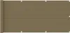 vidaXL Balkon-Sichtschutz Taupe 75x600 cm HDPE Produktbild-Vorschau 5