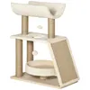 PawHut Cat tree design cosy chic multi-equipment activity Náhľad obrázku produktu 1