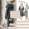 CalmyLIFE Bademantel Damen flauschig Morgenmantel - mit Produktbild-Vorschau 8