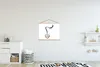 MuchoWow® Textilposter Frau - Gesicht - Minimalismus 60x45 Produktbild-Vorschau 2