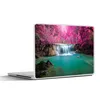 MuchoWow® Laptop Aufkleber Sticker Cover Wasserfall - Baum Produktbild-Vorschau 1