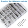 1080-teilig M2 M3 M4 Schrauben Set Sechskopf-Knopf Muttern Produktbild-Vorschau 5