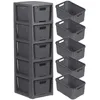 REGAL mit x 5 Schubladen Standregal Kommode Schrank Produktbild-Vorschau 7