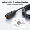 Set di luci per rimorchio Wiltec con spina a 7 poli, luci, Anteprima dell’immagine prodotto 17
