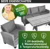 Polyrattan Garten Sitzgruppe DELIGHT-7  grau/anthrazit Produktbild-Vorschau 5