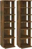 vidaXL Stojany na boty 2 ks. Kouřový dub 27,5x27x102 cm Náhled obrázku produktu 1