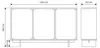 Selsey WUWU - Sideboard 3-türig Greige 150 cm Produktbild-Vorschau 7