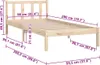 vidaXL Postel z masivního borovicového dřeva 90x200 cm Náhled obrázku produktu 8