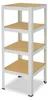 shelfplaza HOME 100x40x40 cm scaffale pesante in bianco con Anteprima dell’immagine prodotto 5