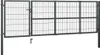 vidaXL Gartentor mit Pfosten Stahl 350 x 100 cm Anthrazit Produktbild-Vorschau 1