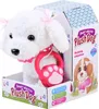A plush dog toy inside its retail packaging. Podgląd zdjęcia produktu