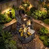 Fontaine COSTWAY à 5 niveaux, fontaine de jardin avec Voir les images du produit 2