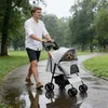 Klappbar Hundewagen 2 in 1 Hundebuggy Bis 20kg,Pet Stroller Produktbild-Vorschau 2
