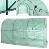 GARDEBRUK® Serre de jardin tunnel plastique 7m² 6 fenêtres Voir les images du produit 4