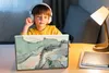 MuchoWow® Laptop Aufkleber Sticker Cover Gold - Marmor - Produktbild-Vorschau 3