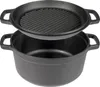 Browin 330527 Gusseisentopf mit Pfanne, 3,5 L / Schmortopf Produktbild-Vorschau 1