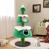 COSTWAY Arbre à chat pour Noël, adorable arbre de Noël pour Voir les images du produit 5