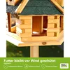 Vogelfutterhaus Vogelhaus mit Futtersilo aus Fichtenholz, Produktbild-Vorschau 3