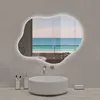 Miroir Salle de Bain LED en Forme de Nuage, Anti-Buée, 3 Voir les images du produit 1