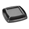 A black plastic desk organizer with multiple compartments. Produktbild-Vorschau