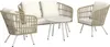 Outsunny Gartenmöbel Set aus Polyrattan Lounge-Set mit 2er Produktbild-Vorschau 1