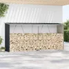 vidaXL Schowek na drewno opałowe Stal ocynkowana 330x84x152 Podgląd zdjęcia produktu 3