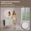 S'AFIELINA LED Badspiegel Rund Badezimmerspiegel Produktbild-Vorschau 2
