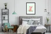 MuchoWow® Gerahmtes Poster Schwein - Rosa - Sockel - Tiere Produktbild-Vorschau 7