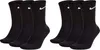 Nike U Nk Everyday Cush Crw 6Pr 132 Black/White M Náhled obrázku produktu 6