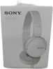 The image shows the front of a product box for Sony headphones. Podgląd zdjęcia produktu