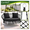 Balançoire double Gardlov avec un nid de corbeau noir Voir les images du produit 7