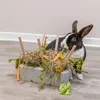 TRIXIE Futterraufe, Keramik / Holz, 26 x 23 x 17 cm, grau Produktbild-Vorschau 5