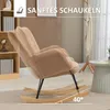 HOMCOM Schaukelstuhl Sessel Relaxsessel bis 120 kg, Produktbild-Vorschau 5