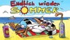 Bandiera ENDLICH WIEDER SOMMER 90 x 150 cm con 2 occhielli Anteprima dell’immagine prodotto 1