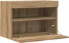 TV nástenná skriňa dub artisan 60 x 30 x 40 cm Kompozitné Náhľad obrázku produktu 7
