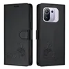 Leder Hülle für Xiaomi Mi 11 Pro Süße Katze Flip Case Produktbild-Vorschau 2