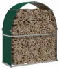 vidaXL Přístřešek na palivové dřevo Zelený 120x45x140 cm Náhled obrázku produktu 3