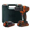 Black&Decker Akku-Bohrschraub 18V 2x1,5Ah,2G,Kof BDCDD186KB Voir les images du produit 3