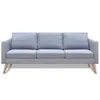 The Living Store Sofa Set 2-Sitzer und 3-Sitzer Stoff Produktbild-Vorschau 7