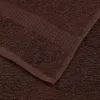 vidaXL Serviettes FROGN, lot de 4, marron, 100 x 200 cm, Voir les images du produit 5